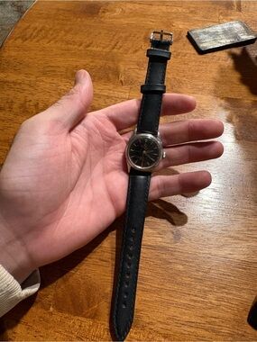 Vintage Omega Seamaster 33mm black dial 1950